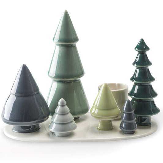Dottir Nordic Design Winter Stories Kerzenständer Wald Höhe 14,5 cm Länge 19 cm Breite 10 cm