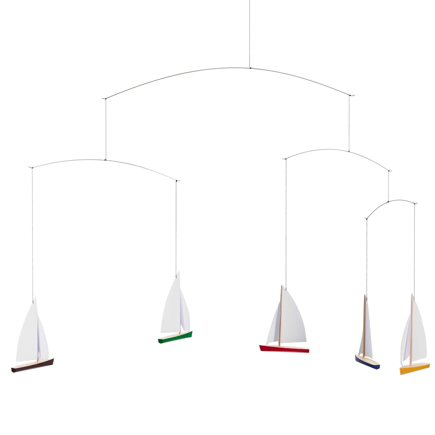 Flensted Mobiles Dinghy Regatta 5 mehrfarbig 35x65 cm