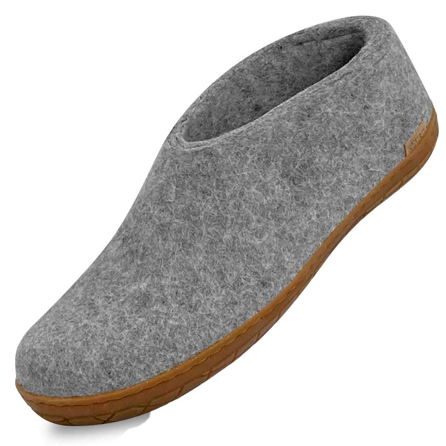 Glerups Hausschuh Modell A mit Kautschuksohle – Der Allrounder für Outdoor & Indoor