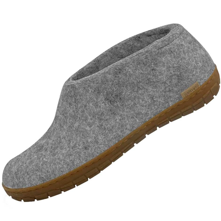 Glerups Hausschuh Modell A mit Kautschuksohle – Der Allrounder für Outdoor & Indoor