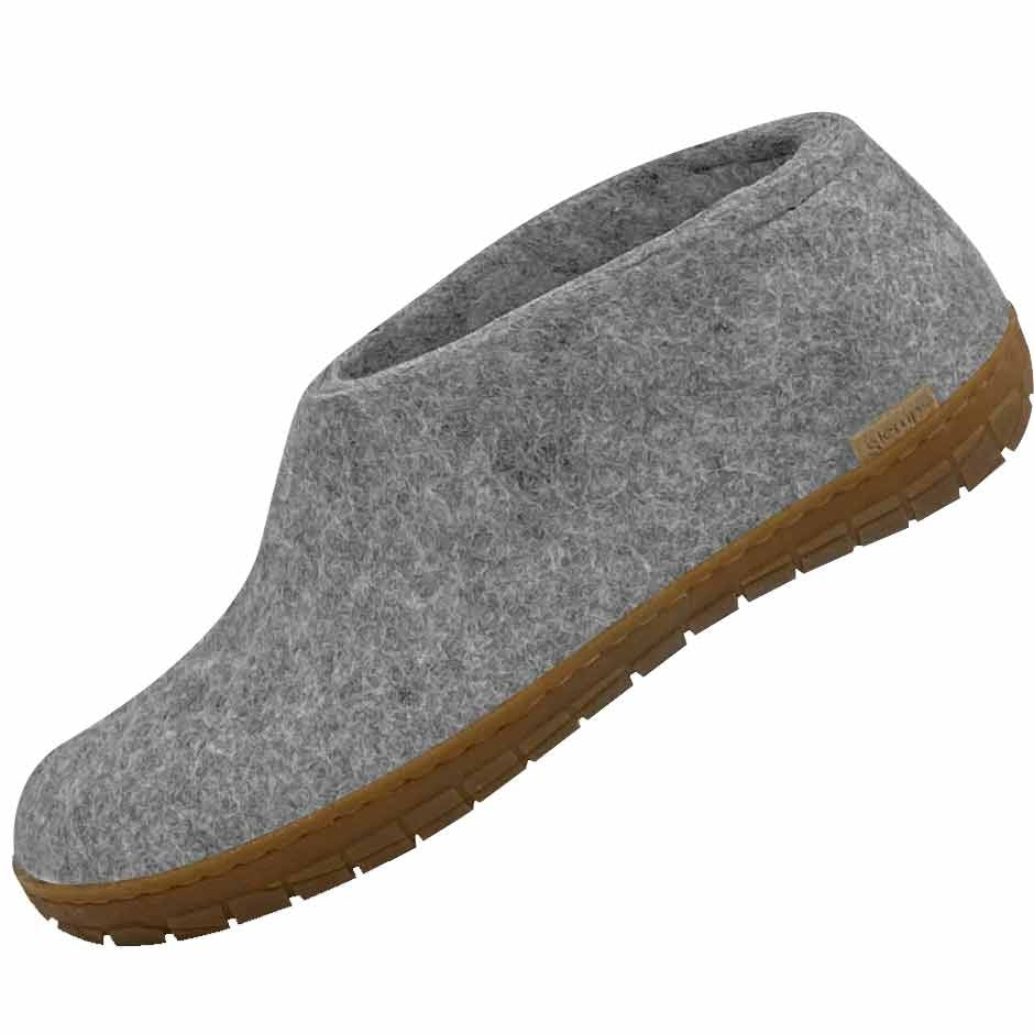 Glerups Hausschuh Modell A mit Kautschuksohle – Der Allrounder für Outdoor & Indoor