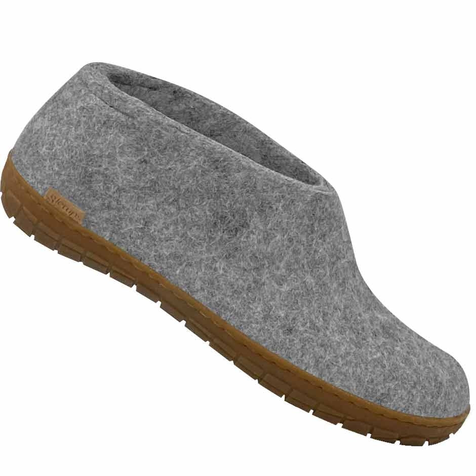 Glerups Hausschuh Modell A mit Kautschuksohle – Der Allrounder für Outdoor & Indoor
