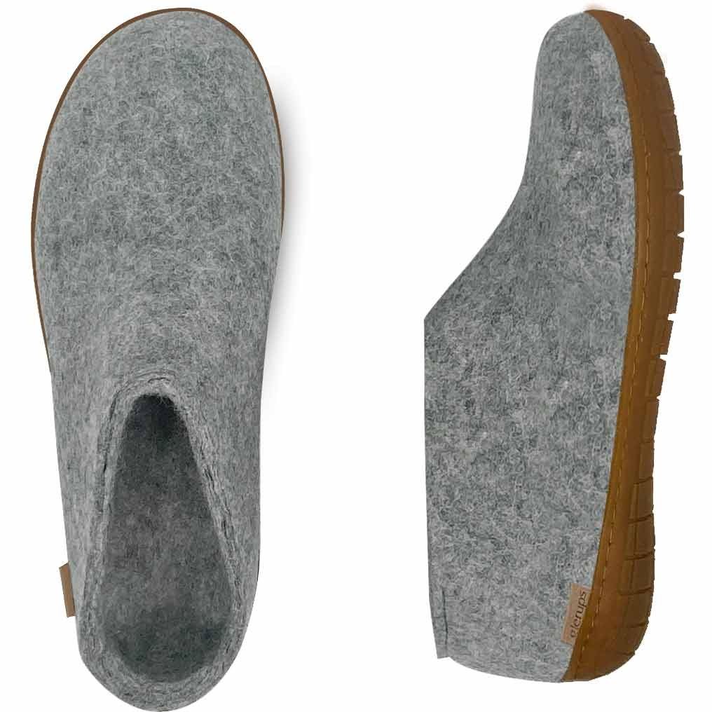 Glerups Hausschuh Modell A mit Kautschuksohle – Der Allrounder für Outdoor & Indoor