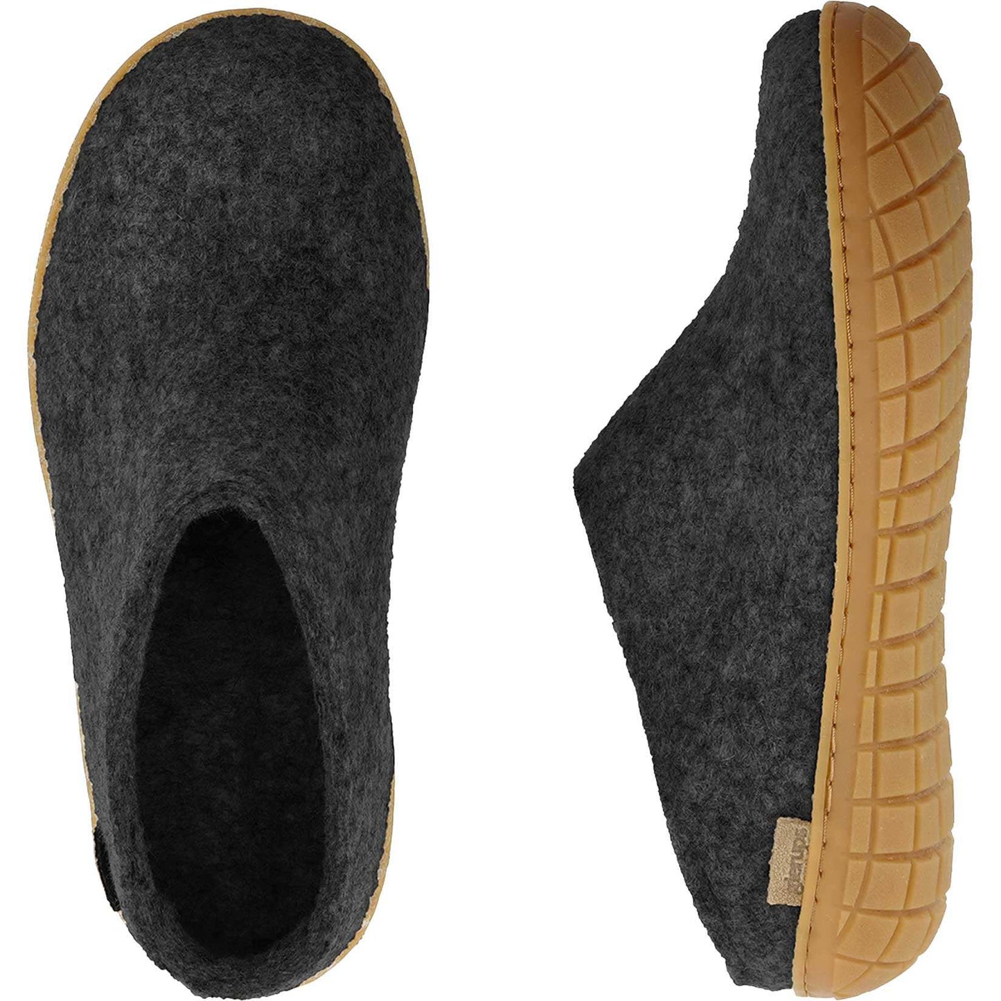 Glerups Pantoffel Modell B mit Kautschuksohle – Der Allrounder für Outdoor & Indoor