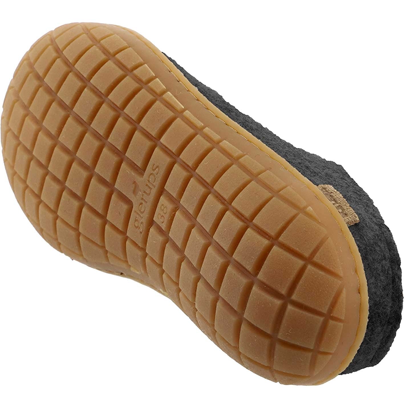 Glerups Pantoffel Modell B mit Kautschuksohle – Der Allrounder für Outdoor & Indoor