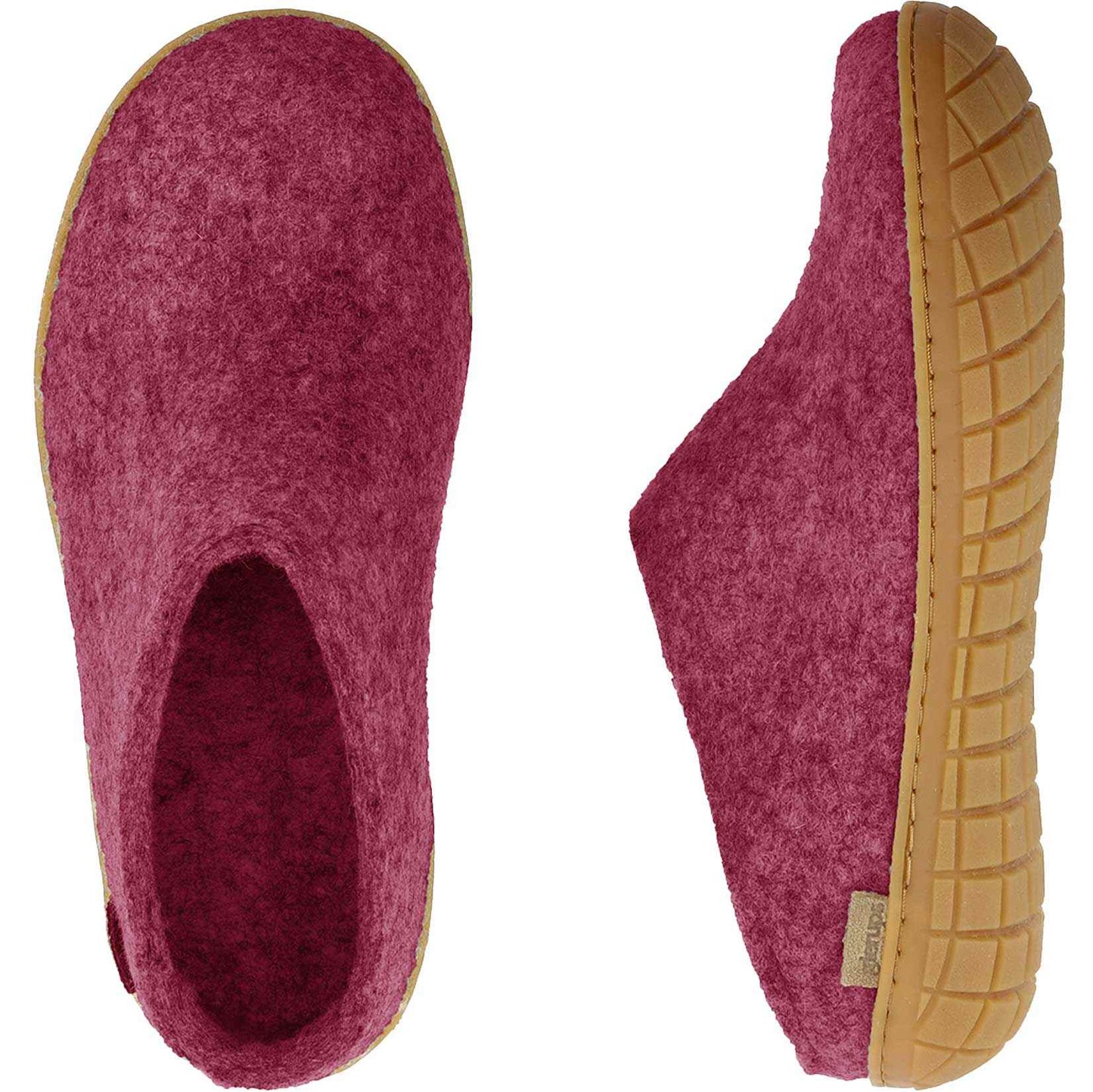 Glerups Pantoffel Modell B mit Kautschuksohle – Der Allrounder für Outdoor & Indoor