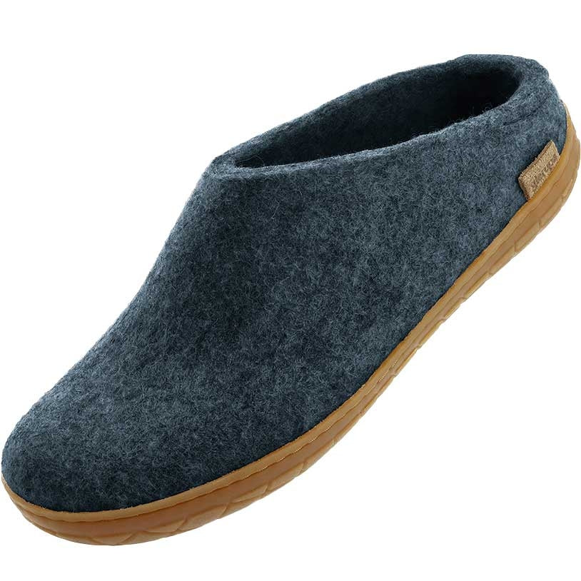 Glerups Pantoffel Modell B mit Kautschuksohle – Der Allrounder für Outdoor & Indoor