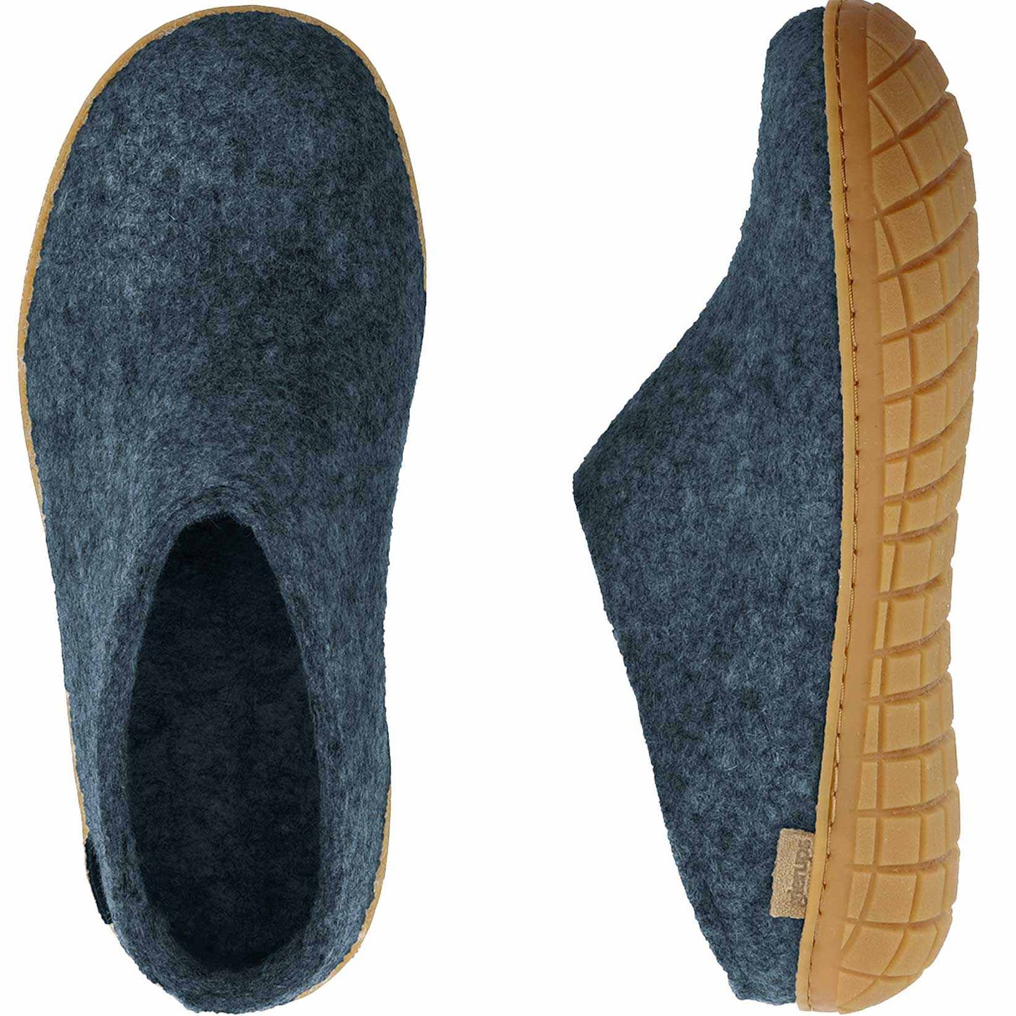 Glerups Pantoffel Modell B mit Kautschuksohle – Der Allrounder für Outdoor & Indoor