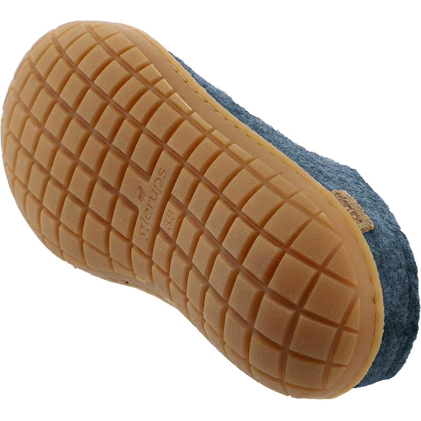 Glerups Pantoffel Modell B mit Kautschuksohle – Der Allrounder für Outdoor & Indoor