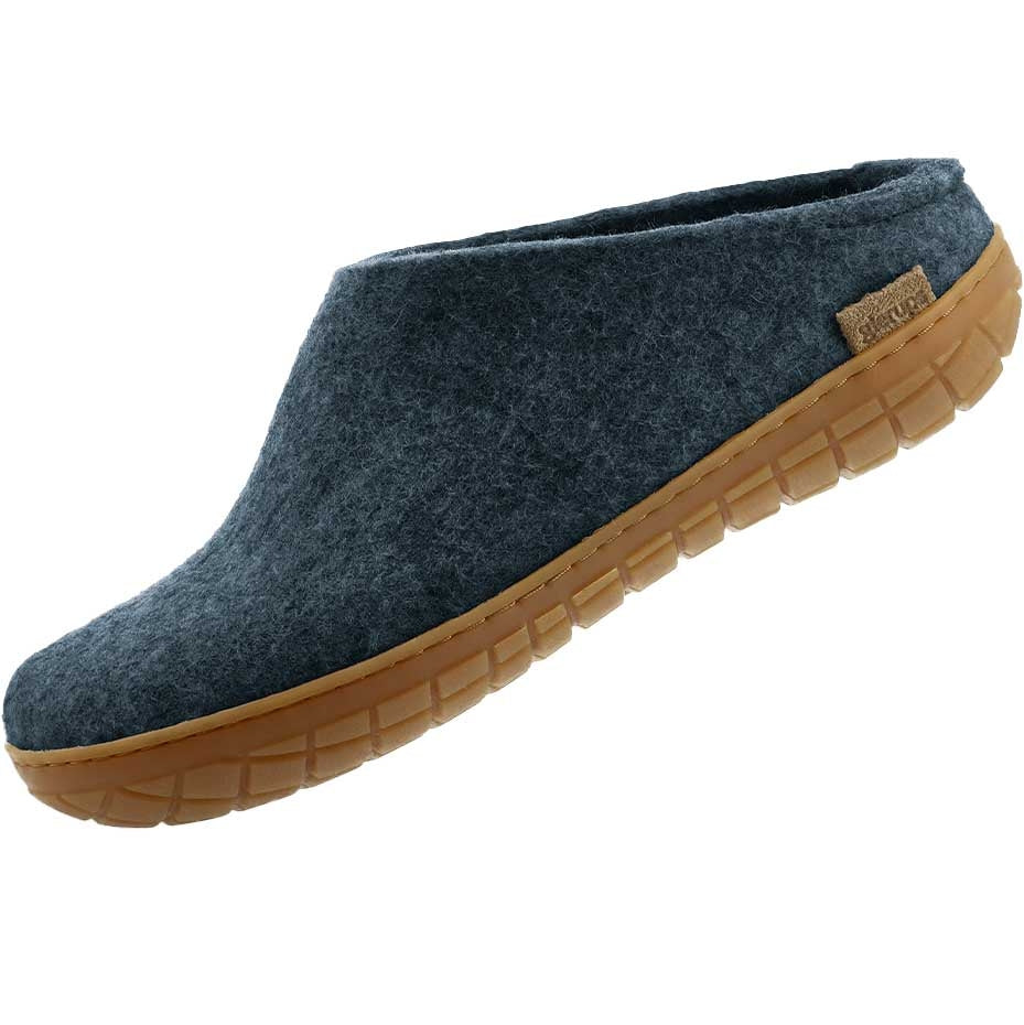 Glerups Pantoffel Modell B mit Kautschuksohle – Der Allrounder für Outdoor & Indoor