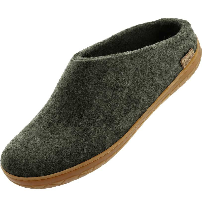 Glerups Pantoffel Modell B mit Kautschuksohle – Der Allrounder für Outdoor & Indoor