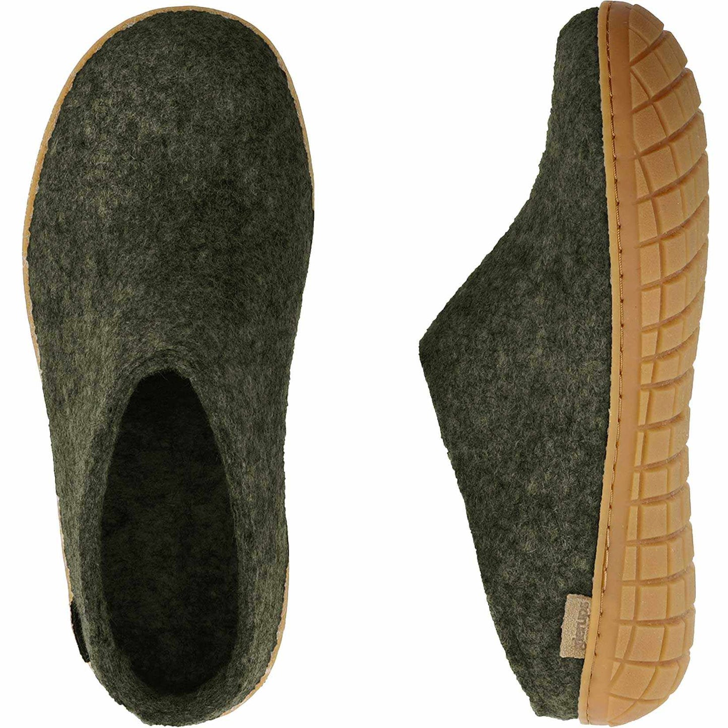 Glerups Pantoffel Modell B mit Kautschuksohle – Der Allrounder für Outdoor & Indoor