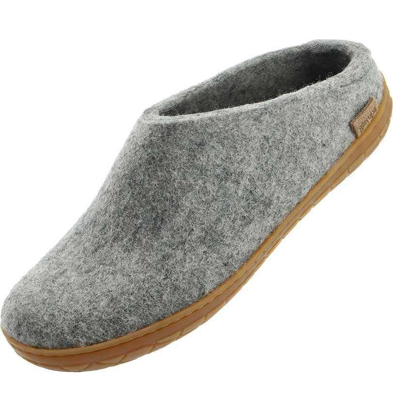 Glerups Pantoffel Modell B mit Kautschuksohle – Der Allrounder für Outdoor & Indoor