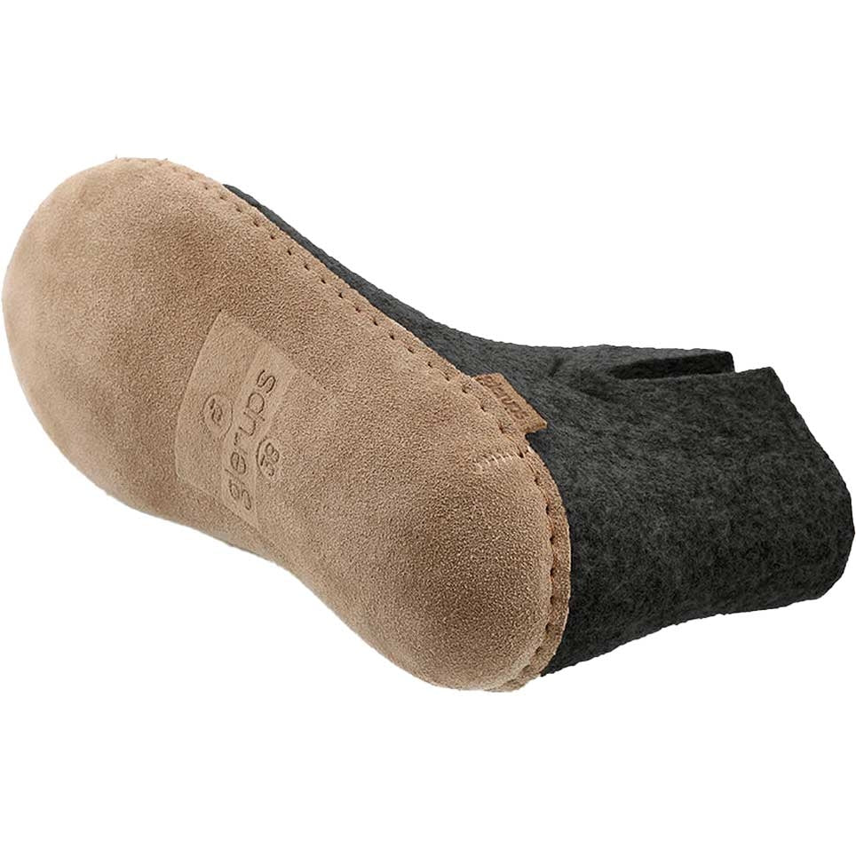 Glerups Stiefel Modell G mit Ledersohle - Dein natürlicher Hüttenschuh aus Gotland-Wolle