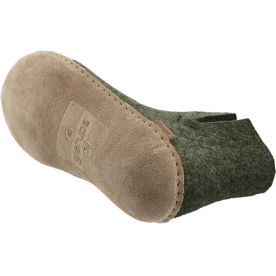 Glerups Stiefel Modell G mit Ledersohle - Dein natürlicher Hüttenschuh aus Gotland-Wolle