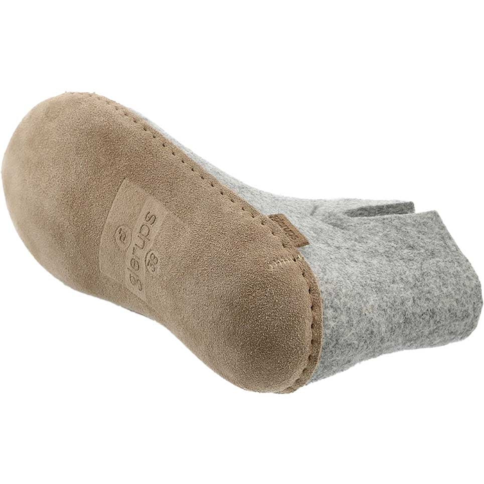 Glerups Stiefel Modell G mit Ledersohle - Dein natürlicher Hüttenschuh aus Gotland-Wolle