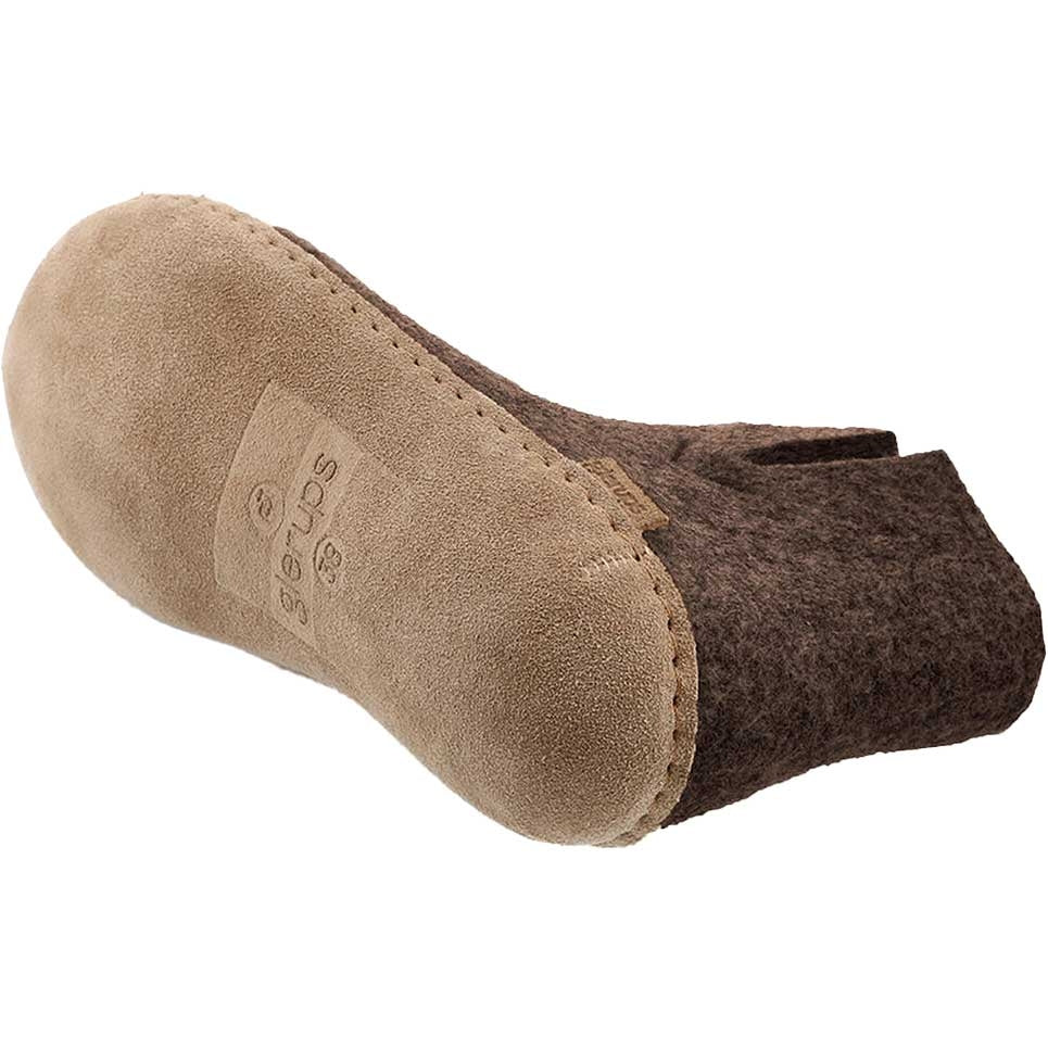 Glerups Stiefel Modell G mit Ledersohle - Dein natürlicher Hüttenschuh aus Gotland-Wolle
