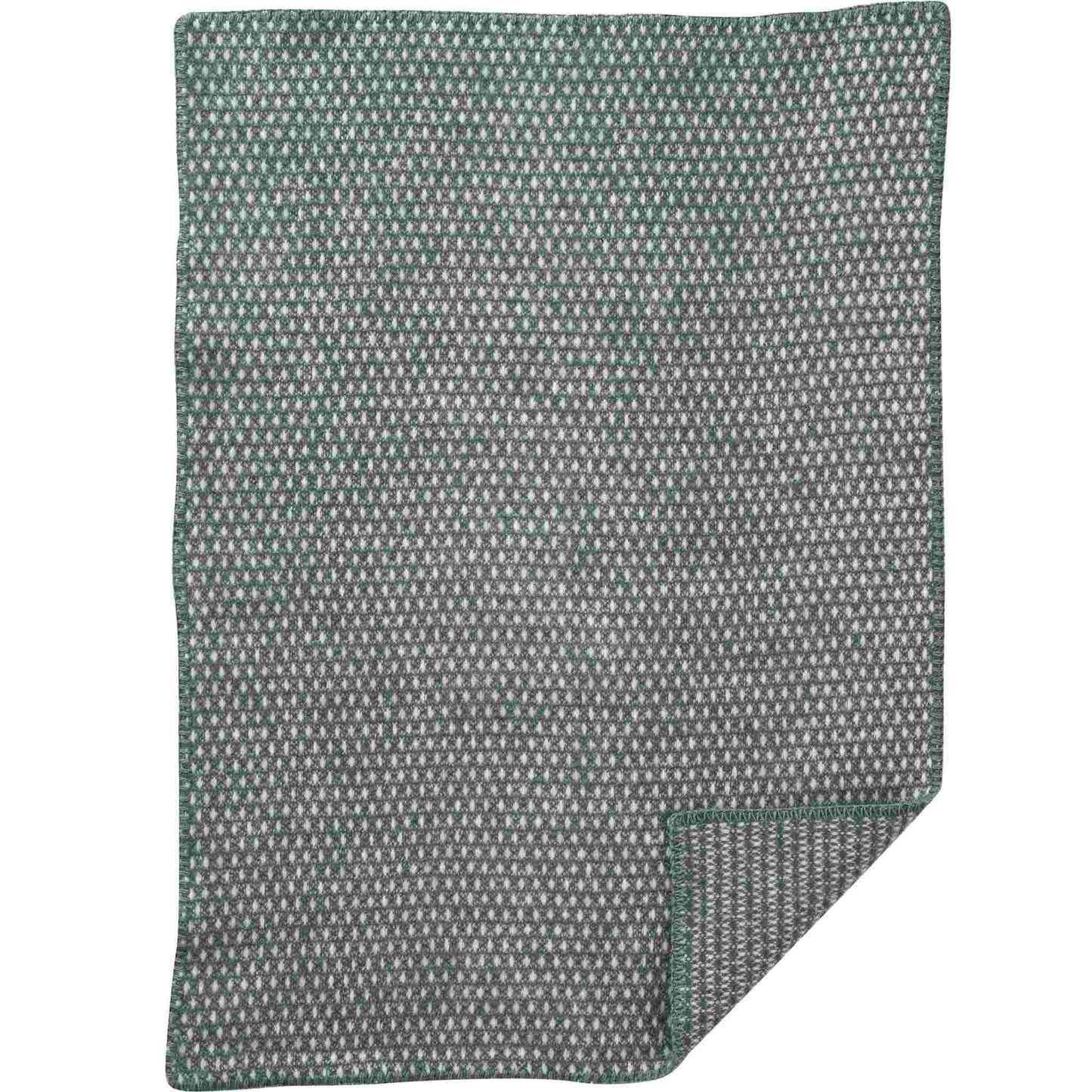 Klippan Knut Babywolldecke aus Schurwolle 65x90 cm wasserblau