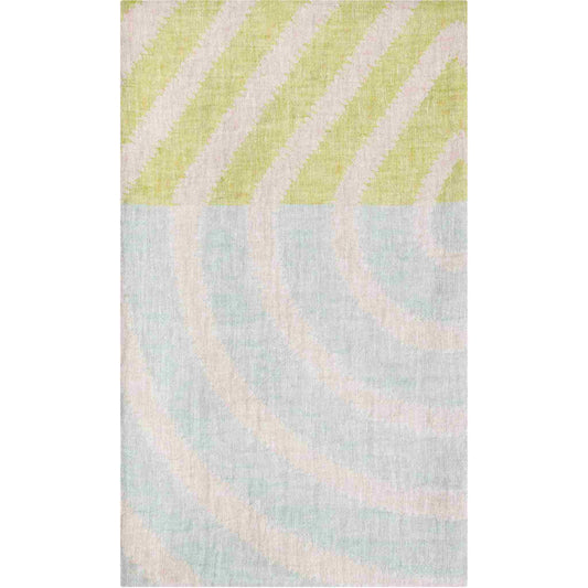 Lapuan Kankurit Metsälampi (Waldteich) Leinendecke / Tischdecke 145x200 cm rosa, grau, limette