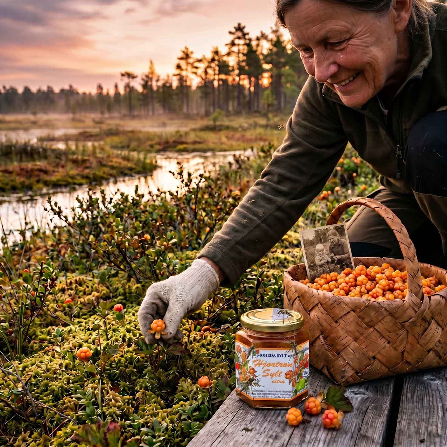 Moheda Bio Moltebeeren Konfitüre extra 200 g