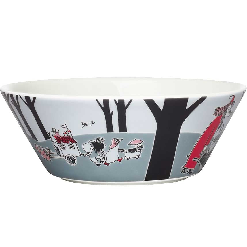 Moomin by Arabia Mumins Adventure Move Schüssel Ø 15 cm grau