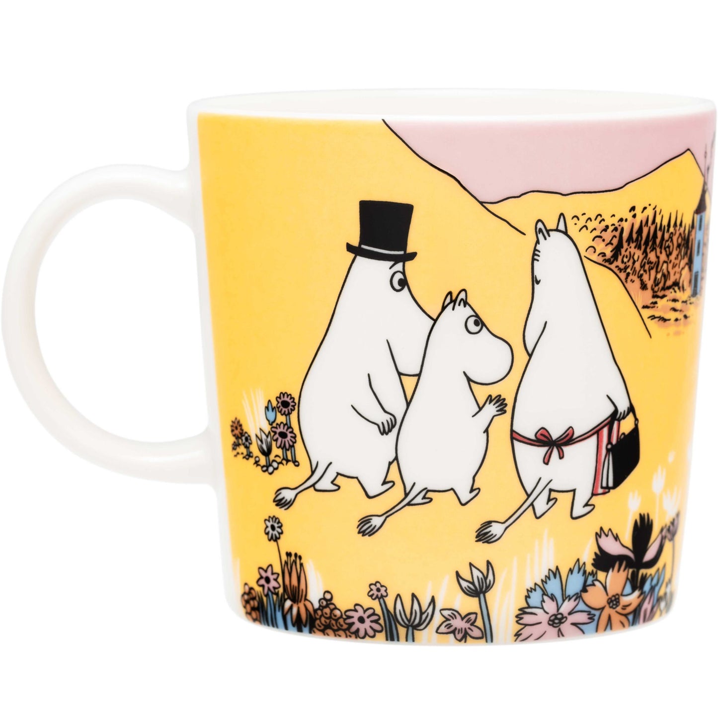Moomin by Arabia Mumins Familienzeit Tasse  0,3 l gelb, creme