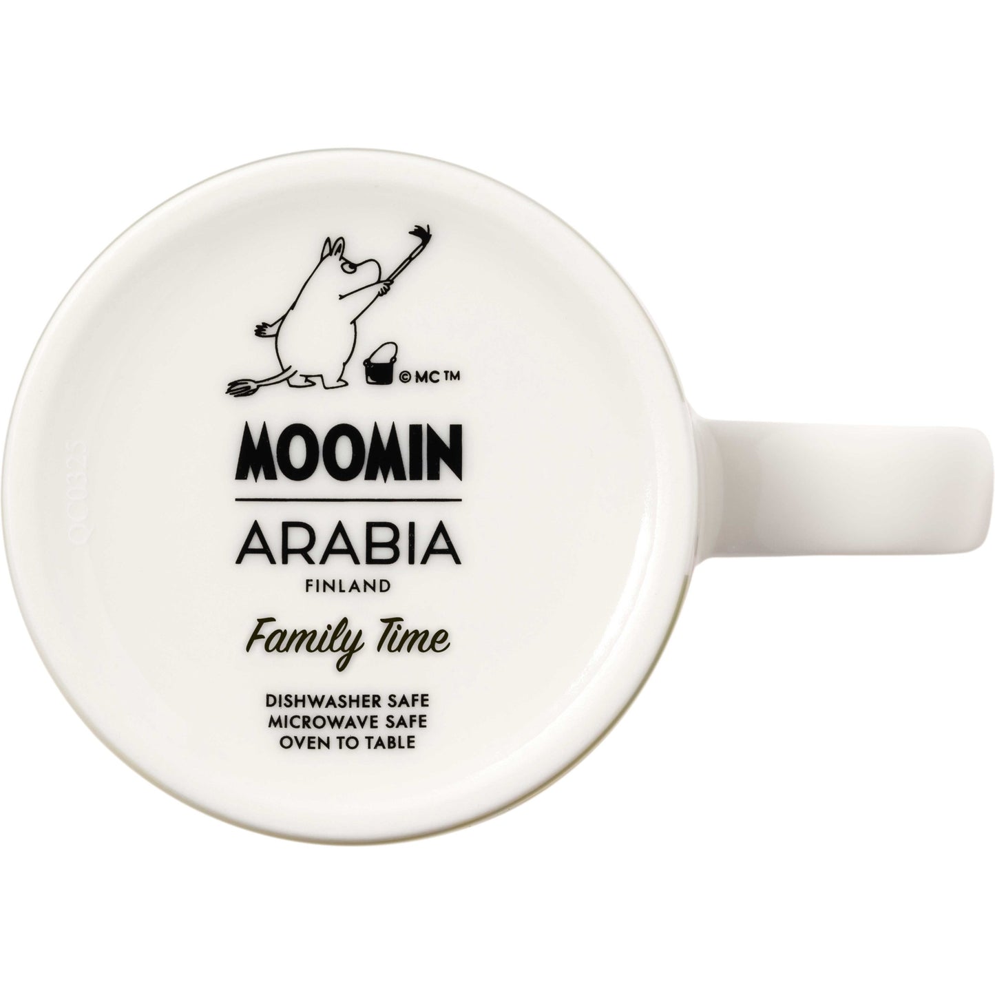 Moomin by Arabia Mumins Familienzeit Tasse  0,3 l gelb, creme