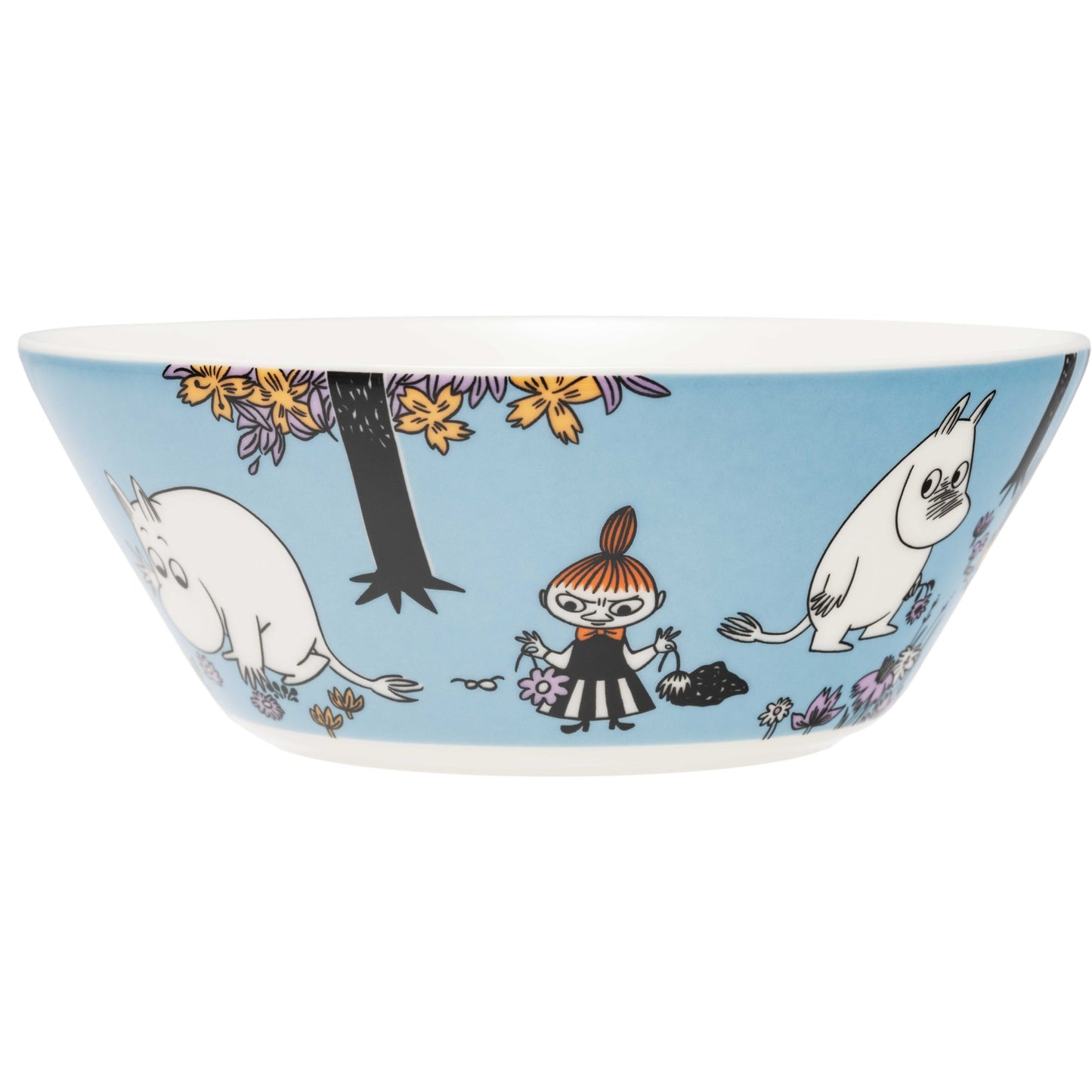 Moomin by Arabia Mumins Freunde für immer Schüssel Ø 15 cm blau, creme