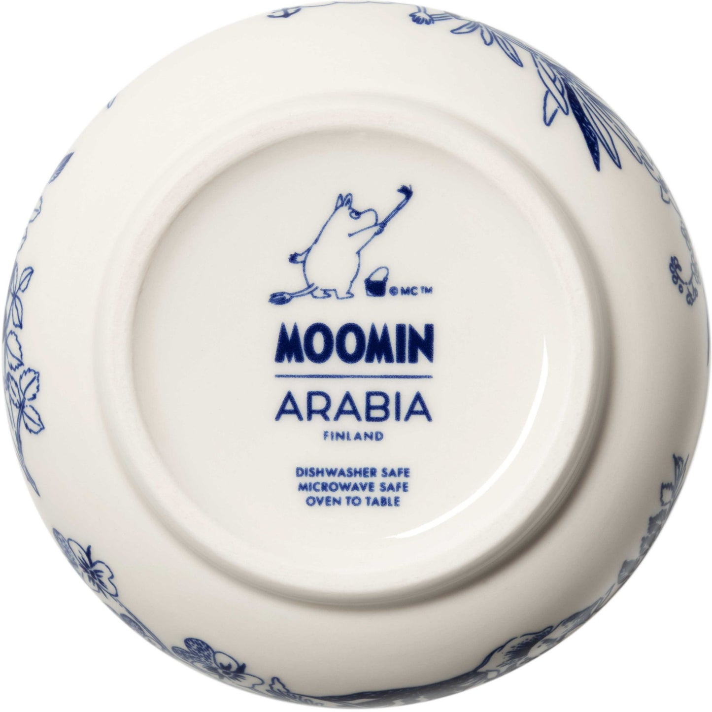 Moomin by Arabia Mumins Haru Schüssel Ø 12 cm cremeweiß, blau