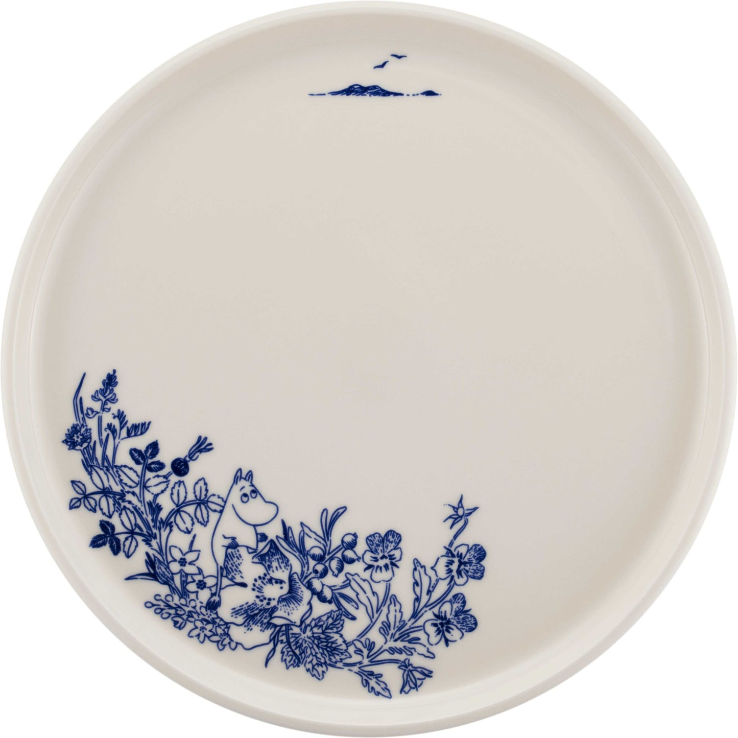 Moomin by Arabia Mumins Haru Teller Ø 25 cm cremeweiß, blau