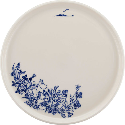 Moomin by Arabia Mumins Haru Teller Ø 25 cm cremeweiß, blau