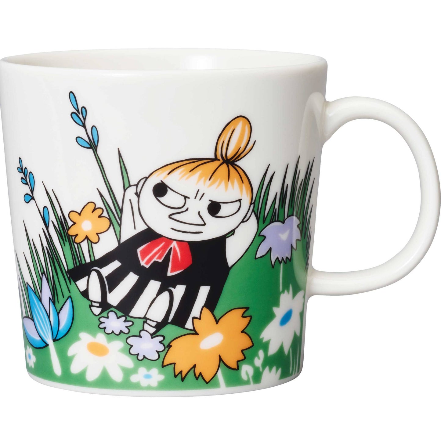 Moomin by Arabia Mumins Little My and Meadow Tasse  0,3 l grün, cremeweiß, mehrfarbig