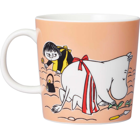 Moomin by Arabia Mumins Muminmama Marmelade Tasse  0,3 l apricot, grün, rot