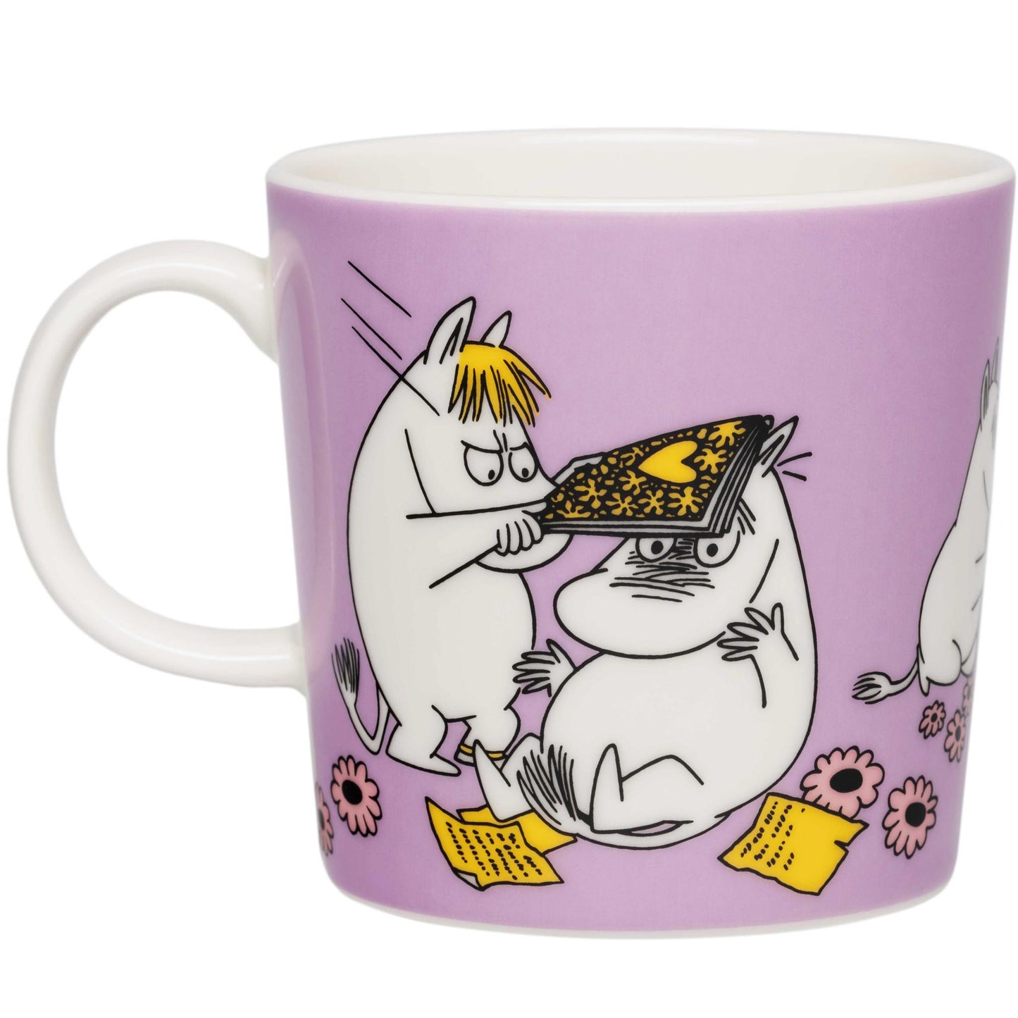 Moomin by Arabia Mumins Sweethearts Tasse  0,3 l flieder, creme