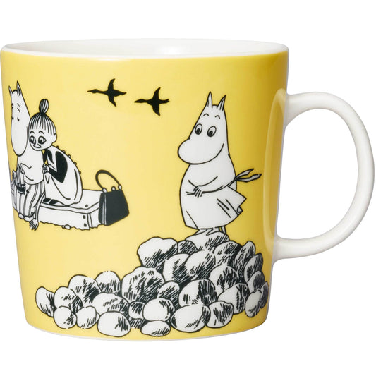 Moomin by Arabia Mumins Tasse  0,4 l gelb, cremeweiß, schwarz