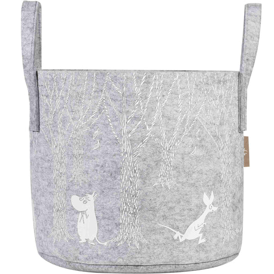 Muurla Mumins im Wald Aufbewahrungskorb aus recyceltem PET Höhe 31 cm Ø 35 cm