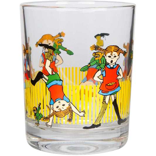 Muurla Pippi Langstrumpf Pippi Glas 0,2 l gelb, rot, klar