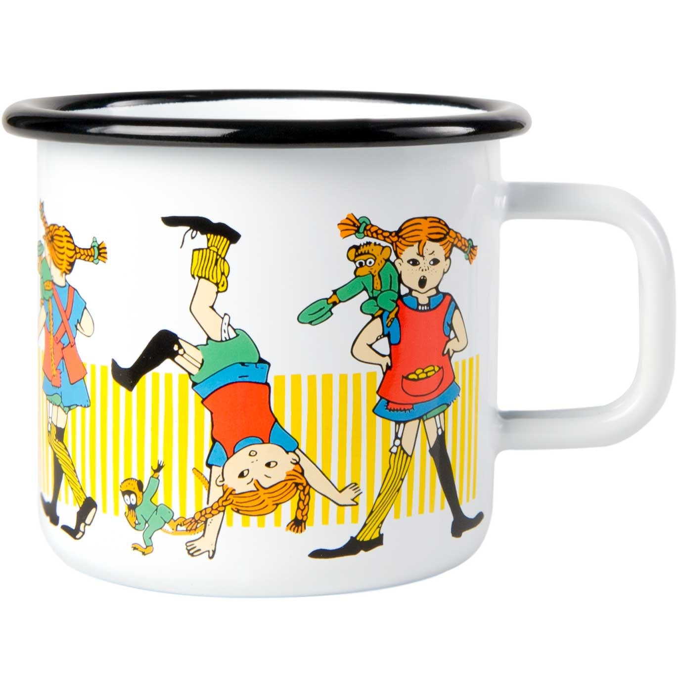 Muurla Pippi Langstrumpf Pippi Tasse  Emaille 0,37 l