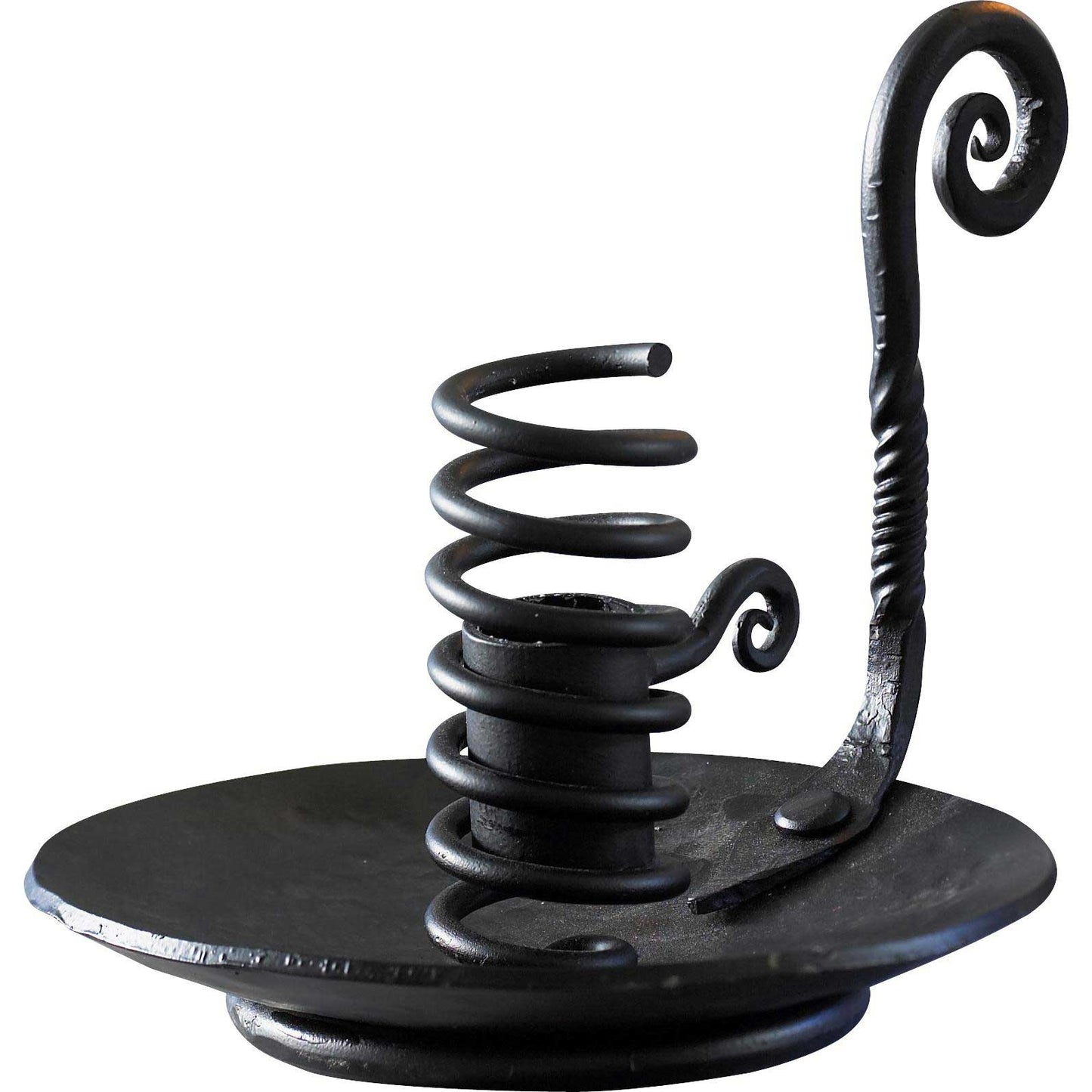 Nääsgränsgården Schmiedeeisen Kerzenständer mit Griff Höhe 14 cm