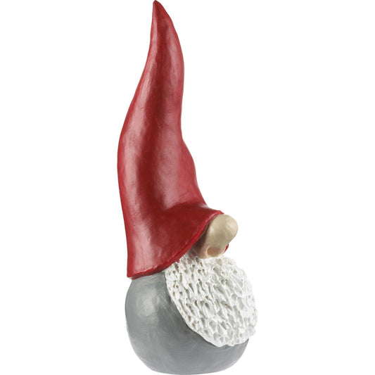 Nääsgränsgården Tomte Hoher Hut Höhe 36 cm grau, rot