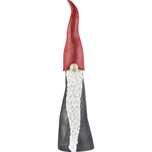 Nääsgränsgården Tomte Hoher Hut Höhe 51 cm grau, rot