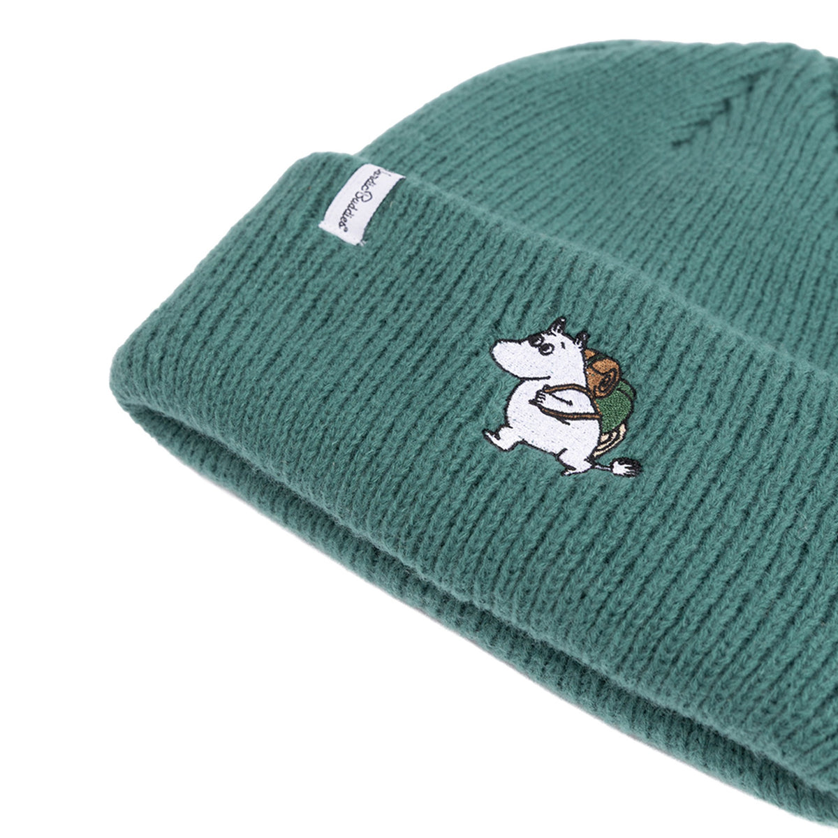 Nordicbuddies Mumins Beanie Mumin mit Rucksack Stickerei dunkelgrün - Ansicht 3