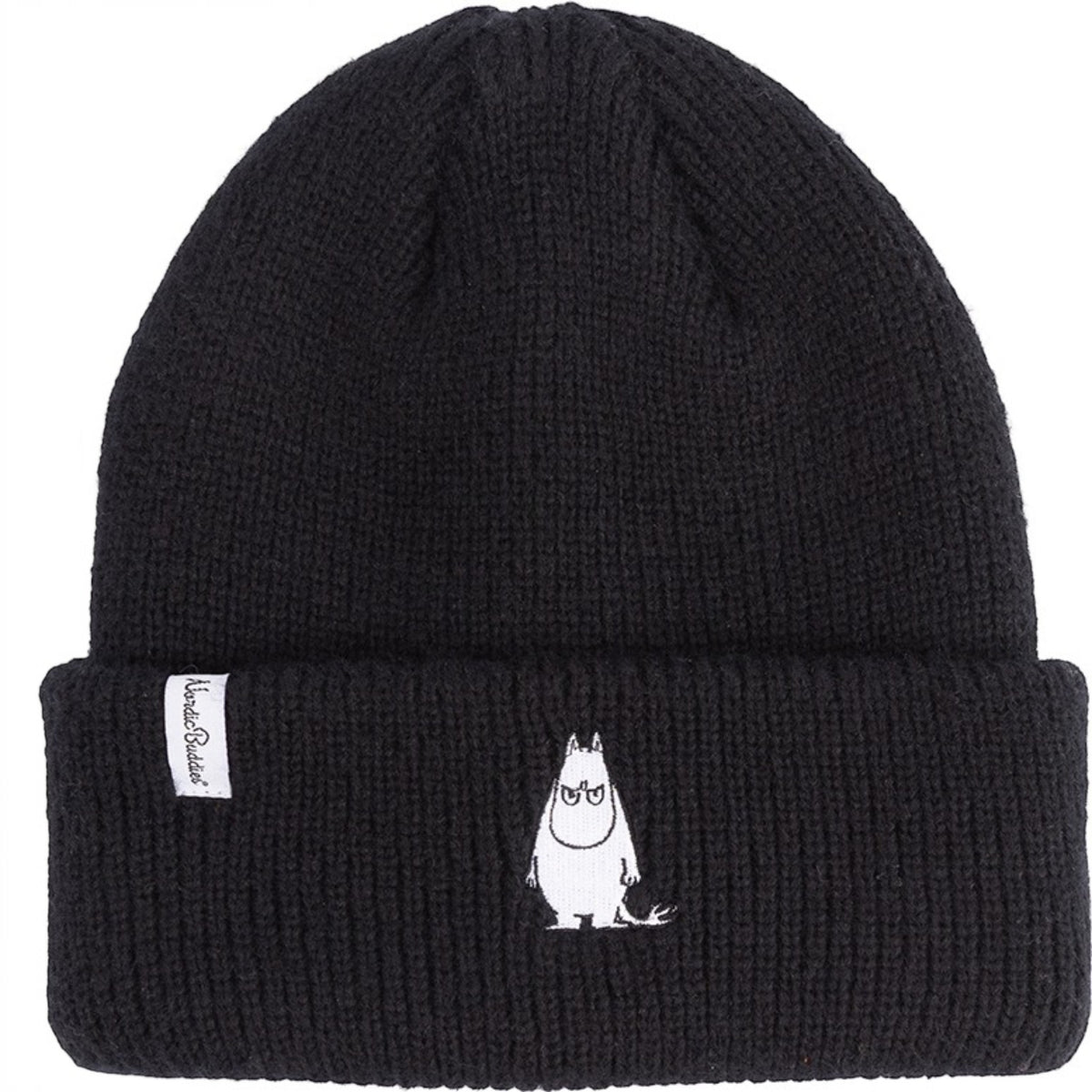 Nordicbuddies Mumins Beanie Mumin Stickerei schwarz