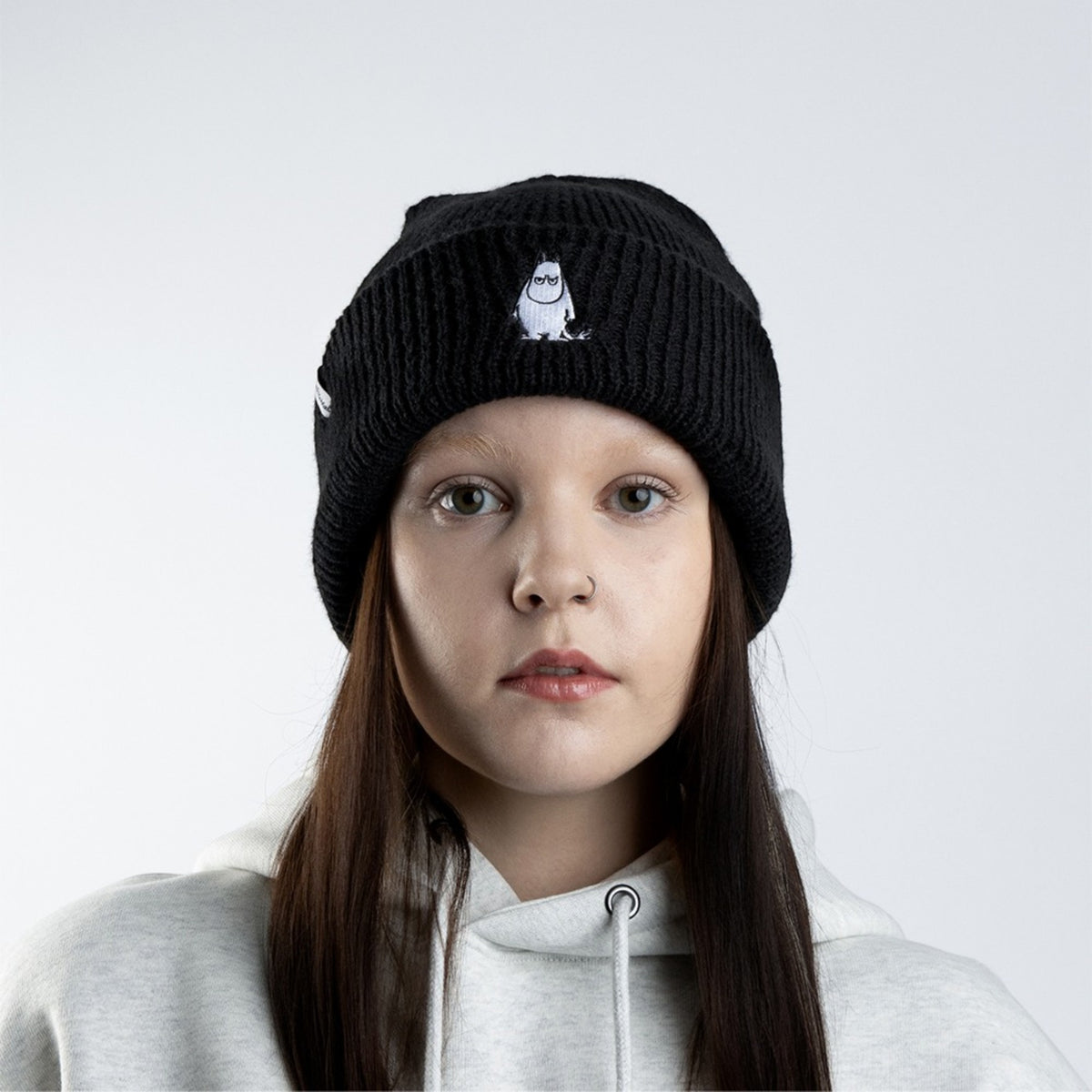 Nordicbuddies Mumins Beanie Mumin Stickerei schwarz - Ansicht 3