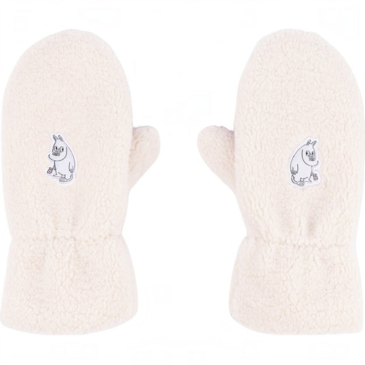 Nordicbuddies Mumins Fleece-Fäustlinge Mumin creme-violett
