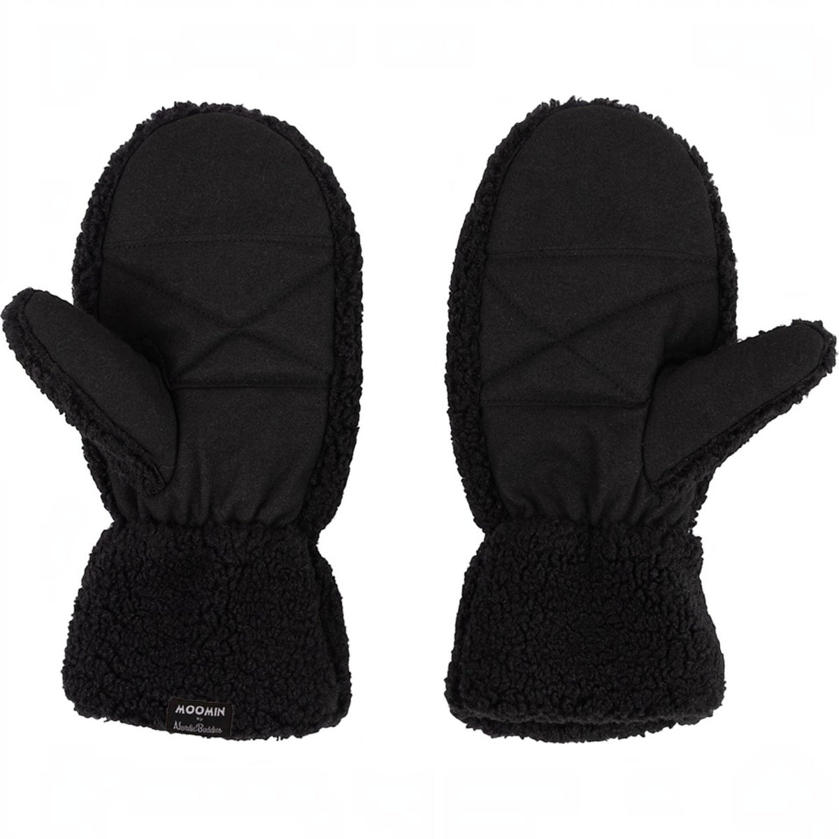Nordicbuddies Mumins Fleece-Fäustlinge Mumin schwarz - Ansicht 2
