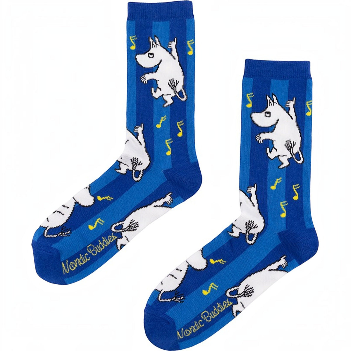 Nordicbuddies Mumins Socken-Geschenkbox Moomin Party 3 Paar Gr. 40-45 schwarz-blau - Ansicht 5