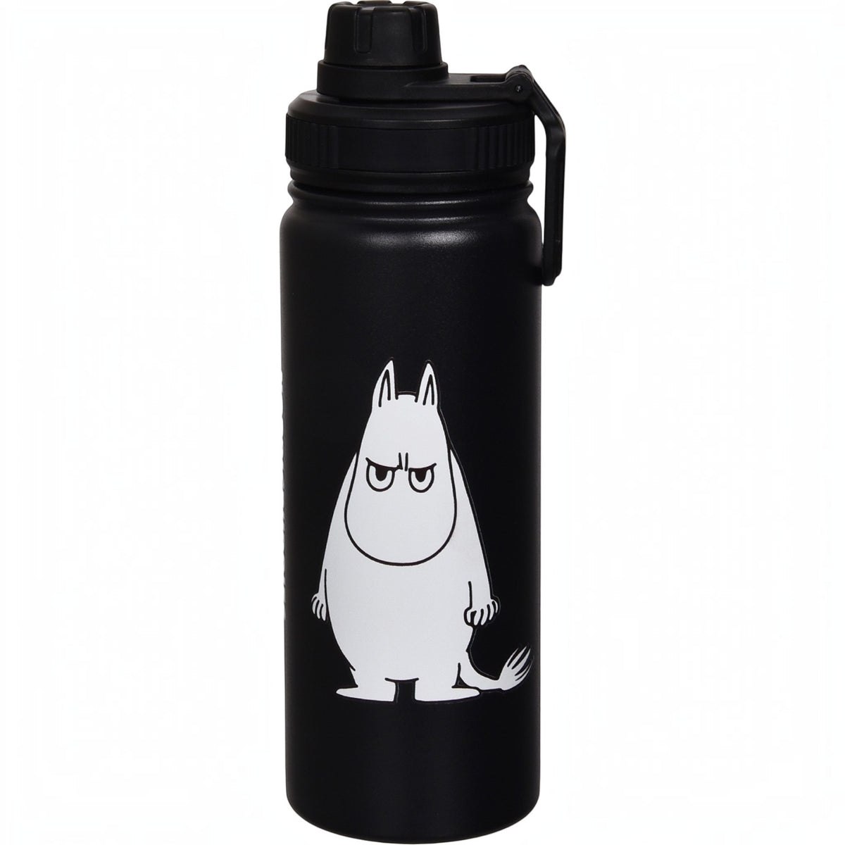 Nordicbuddies Mumins Thermoflasche Mumin Edelstahl 550 ml schwarz
