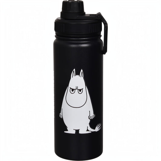 Nordicbuddies Mumins Thermoflasche Mumin Edelstahl 550 ml schwarz