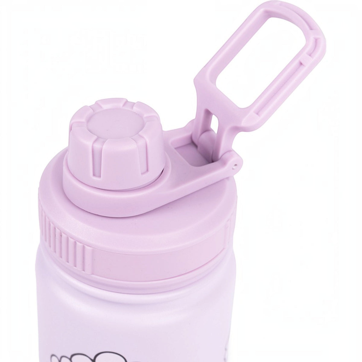 Nordicbuddies Mumins Thermoflasche Mumin & Snorkfräulein in den Wolken Edelstahl 550 ml flieder - Ansicht 6